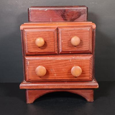 LOT 157: Karlsruhe Ceramic Art Tile, Wood Trinket Box, Framed Insect Art & Art Print