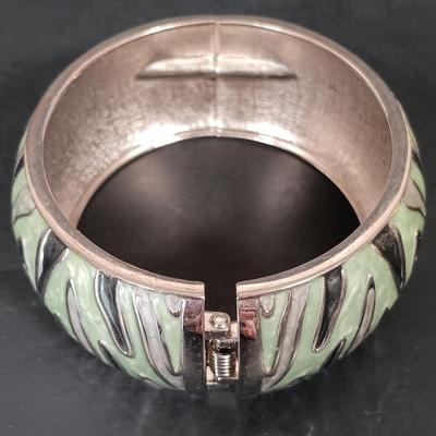 LOT 158: Numbered Perfume Bottle Print, Stone Bead Necklaces, Signed Wedgewood Trinket Box & More