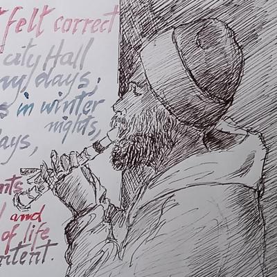 LOT 160: Set of Original Signed Pen and Ink Drawings by Alberto A. Becerra