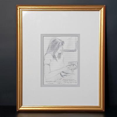 LOT 160: Set of Original Signed Pen and Ink Drawings by Alberto A. Becerra