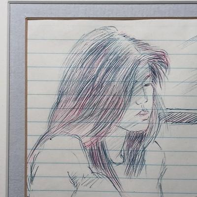 LOT 160: Set of Original Signed Pen and Ink Drawings by Alberto A. Becerra