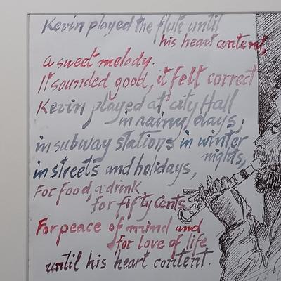 LOT 160: Set of Original Signed Pen and Ink Drawings by Alberto A. Becerra