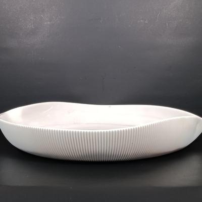 LOT 161: Nautical-Themed Signed Art Pottery with Metal Wall Display