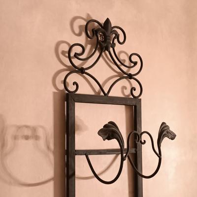 LOT 161: Nautical-Themed Signed Art Pottery with Metal Wall Display