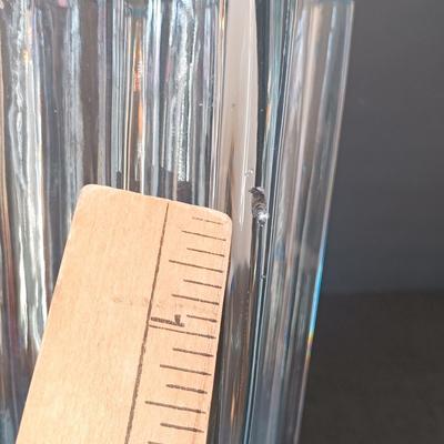 LOT 162: Lenox Mr. and Mrs. Snowman Salt and Pepper Shakers with Strombergshyttan Vase, Českći Crystal Vase & Pressed Glass Bowl