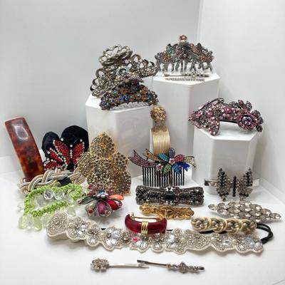 LOT 190: Large Collection of Hair Care Accessories - Made in France and More