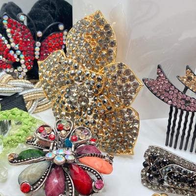 LOT 190: Large Collection of Hair Care Accessories - Made in France and More