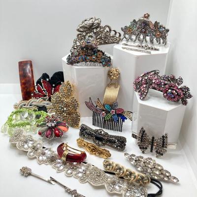 LOT 190: Large Collection of Hair Care Accessories - Made in France and More