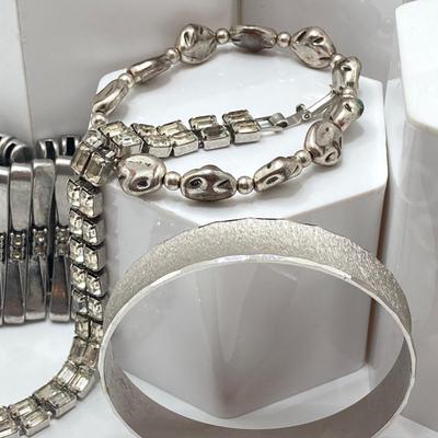 LOT 191: Vintage Eye Catching Bracelets - Weiss, Kiam Family and More