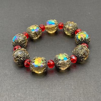 LOT 192: Beautiful and Colorful Collection of Costume Jewelry - Some with Sterling Clasps