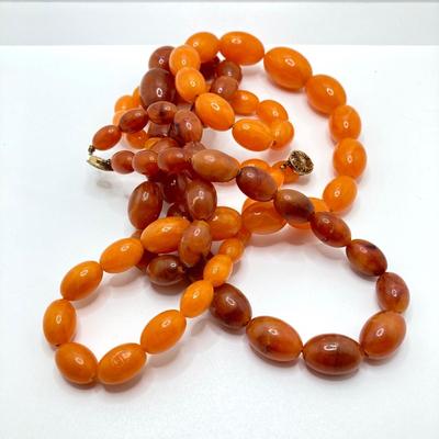 LOT 192: Beautiful and Colorful Collection of Costume Jewelry - Some with Sterling Clasps