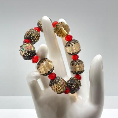 LOT 192: Beautiful and Colorful Collection of Costume Jewelry - Some with Sterling Clasps