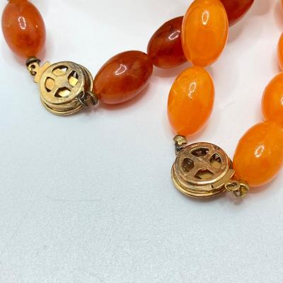 LOT 192: Beautiful and Colorful Collection of Costume Jewelry - Some with Sterling Clasps