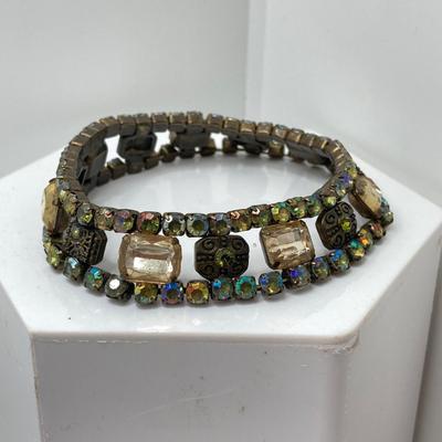 LOT 193: Vintage Bracelet Collection - Cuff, Bangle and Stretch Styles