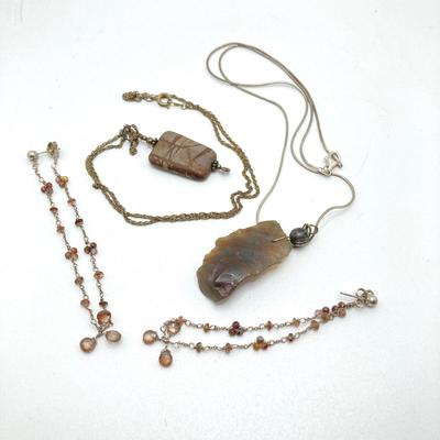 LOT 194: Vintage Stone / Handmade Jewelry and More - Sterling Included