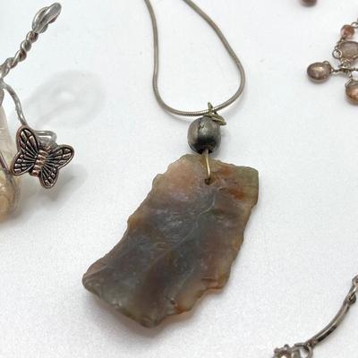 LOT 194: Vintage Stone / Handmade Jewelry and More - Sterling Included