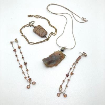 LOT 194: Vintage Stone / Handmade Jewelry and More - Sterling Included