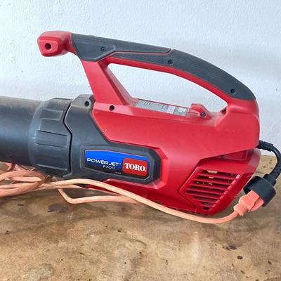 LOT 195: Toro Power Jet Leaf Blower with Power Cord, Homelite Hedge Trimmer and Shop Vac