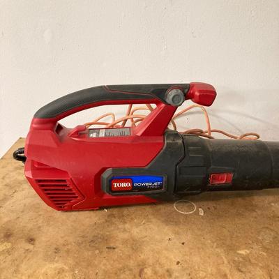 LOT 195: Toro Power Jet Leaf Blower with Power Cord, Homelite Hedge Trimmer and Shop Vac