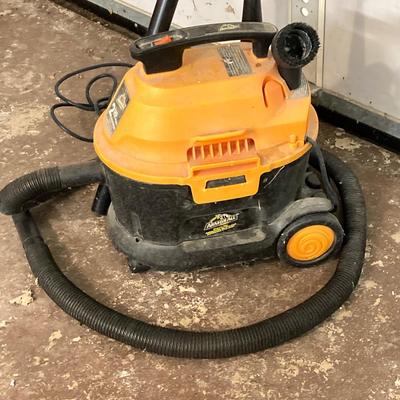 LOT 196: Automobile Care - Armour All Rolling Vacuum, Shop Vac 10 Gallon Vacuum and More