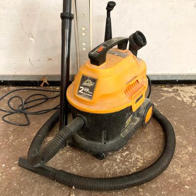 LOT 196: Automobile Care - Armour All Rolling Vacuum, Shop Vac 10 Gallon Vacuum and More