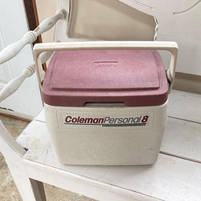 LOT 201: Coleman Lantern in Carry Case with Collection of Coolers and Outdoor Chair