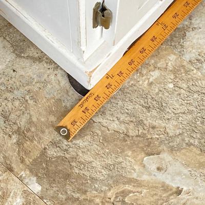 LOT 204: White Storage Cabinet