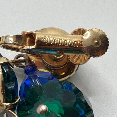 LOT 205: Vintage Clip-on / Screw Back Earring Collection - Coro, Weiss, Vendome and More