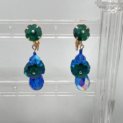 LOT 205: Vintage Clip-on / Screw Back Earring Collection - Coro, Weiss, Vendome and More