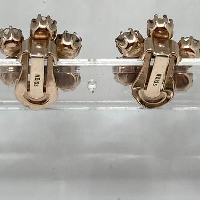 LOT 205: Vintage Clip-on / Screw Back Earring Collection - Coro, Weiss, Vendome and More