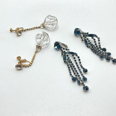 LOT 205: Vintage Clip-on / Screw Back Earring Collection - Coro, Weiss, Vendome and More