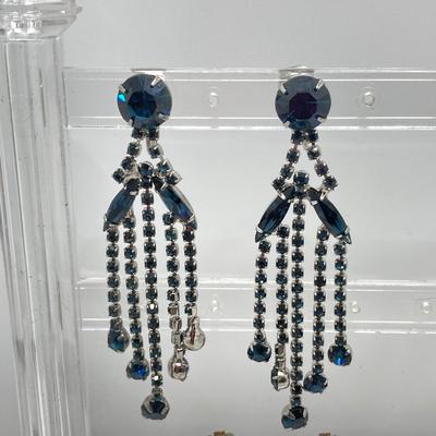 LOT 205: Vintage Clip-on / Screw Back Earring Collection - Coro, Weiss, Vendome and More