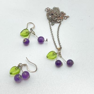 LOT 206: Vintage Jewelry Collection - Earrings, Pendants, Necklace Set and More