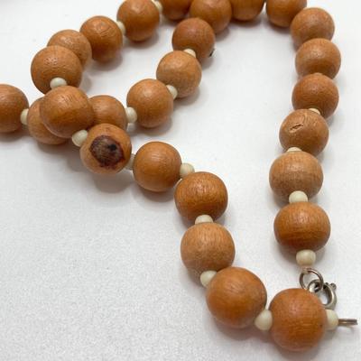 LOT 210: Wooden Jewelry Collection - Bracelets and Necklaces