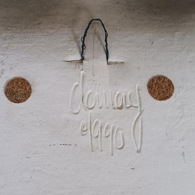 LOT 219: Vintage Barbara Demery Art Plate with Dansk Cheese Plate, 'Sharp' Cheese Knife & More