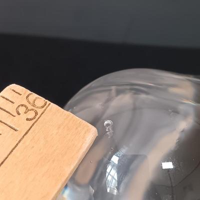 LOT 220: Vintage Kosta Huff Glass Polar Bear with Signed and Numbered Doris Crusenberry Print