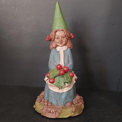 LOT 221: Collection of Picture Frames, Large Apple Candle & Tom Clark Studios 'Holly' Gnome