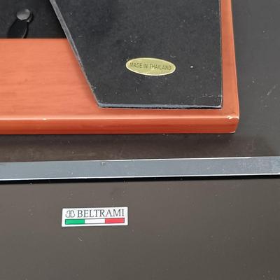 LOT 221: Collection of Picture Frames, Large Apple Candle & Tom Clark Studios 'Holly' Gnome