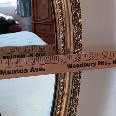 LOT 223: Vintage Gilt Framed Mirror