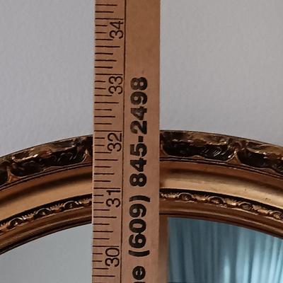 LOT 223: Vintage Gilt Framed Mirror