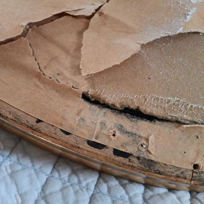 LOT 223: Vintage Gilt Framed Mirror