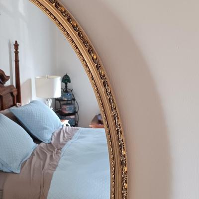 LOT 223: Vintage Gilt Framed Mirror