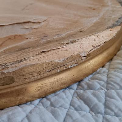 LOT 223: Vintage Gilt Framed Mirror