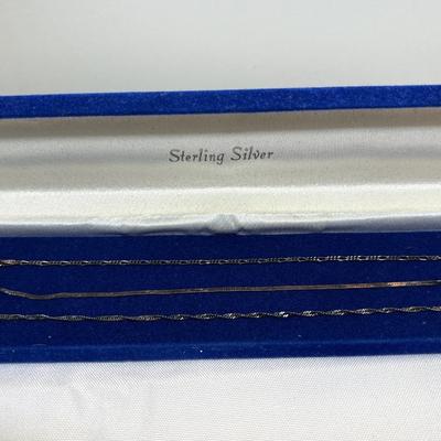 Three Sterling Bracelets