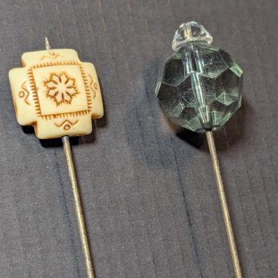 Vintage White Gloves Scarf & Hair Pins