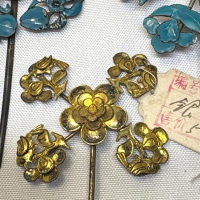 Vintage Chinese Hair Pins