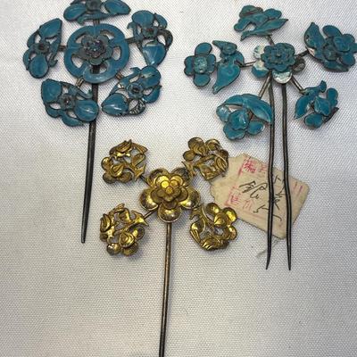 Vintage Chinese Hair Pins