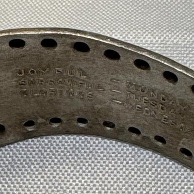 EJ Towle Catholic Rosary Cuff - Fine Silver