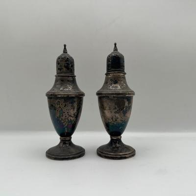 Revere Sterling Silver Weighted Salt & Pepper Shakers