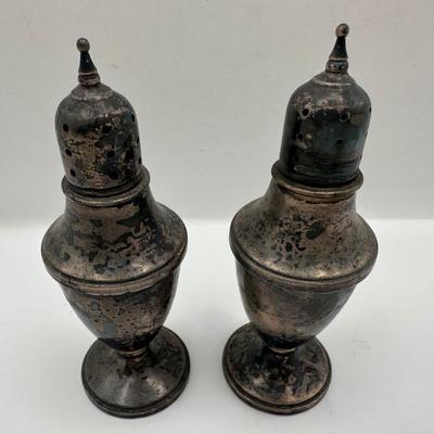 Revere Sterling Silver Weighted Salt & Pepper Shakers